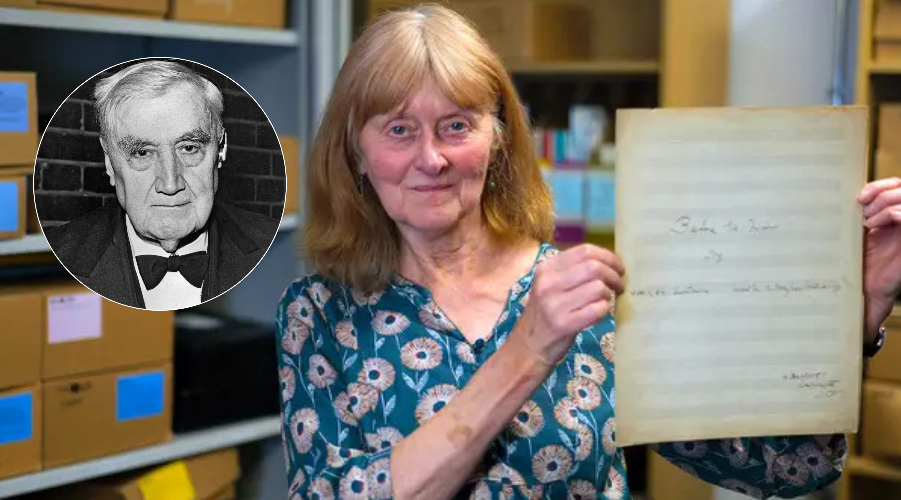 Previously Undiscovered Manuscript by Vaughan Williams Found in London